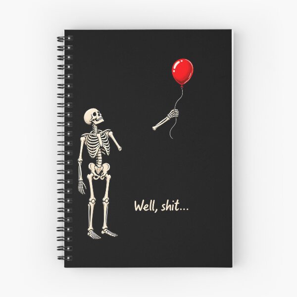 Item preview, Well Skeleton Holding Balloon Gothic Halloween designed and sold by HayleePacoch.