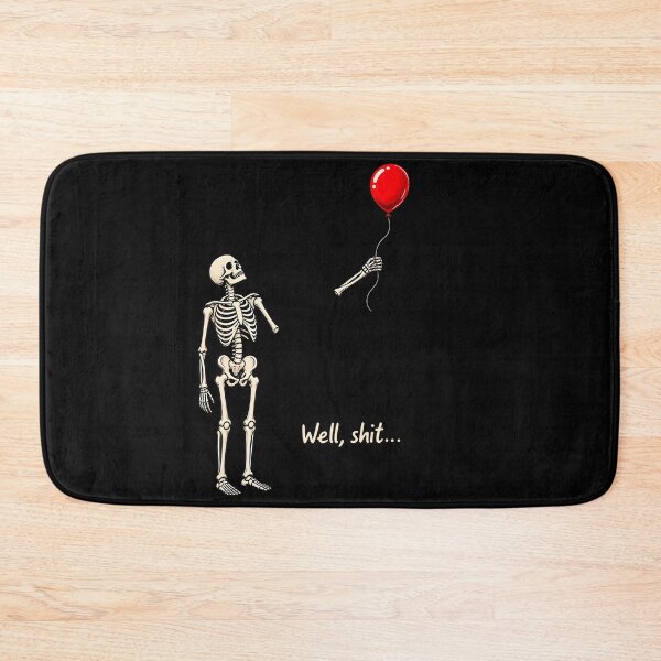 Item preview, Well Skeleton Holding Balloon Gothic Halloween designed and sold by HayleePacoch.