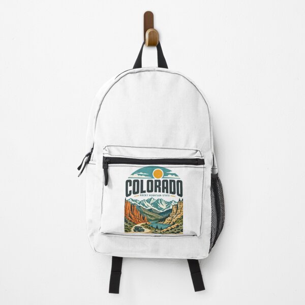 Item preview, Colorado Rocky Mountain State Vintage Travel Landscape designed and sold by graphic-genie.