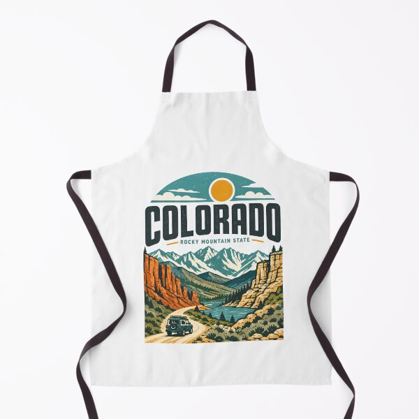 Item preview, Colorado Rocky Mountain State Vintage Travel Landscape designed and sold by graphic-genie.