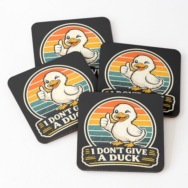 Item preview, I Don't Give A Duck - Funny Cute Duck Meme designed and sold by RetroOddity.