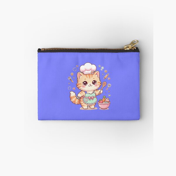 Artikelvorschau, Kawaii Chef Cat with Cooking Spoon – Cute Kitten entworfen und verkauft von Tinydoodlenest .