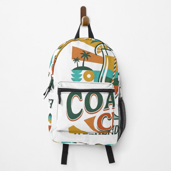 Item preview, Coastal Club – Retro Weekend by the Sea Poster designed and sold by @SHINTOSARTSTORE.