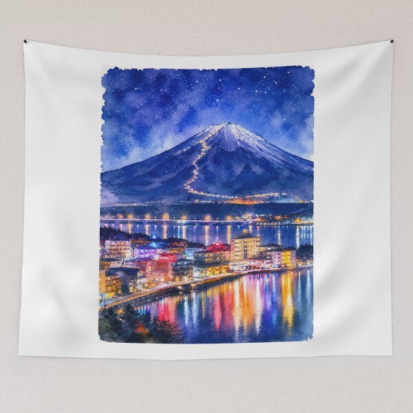 Item preview, Night Fuji designed and sold by HOMETOWN86.