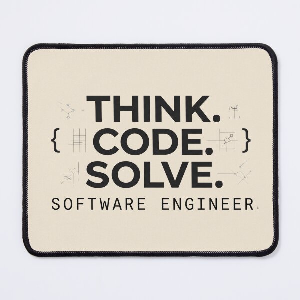 Item preview, Think Code Solve | Software Engineer designed and sold by Amr Darwish Graphic designer.