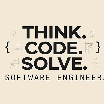 Artwork thumbnail, Think Code Solve | Software Engineer by Amr Darwish Graphic designer