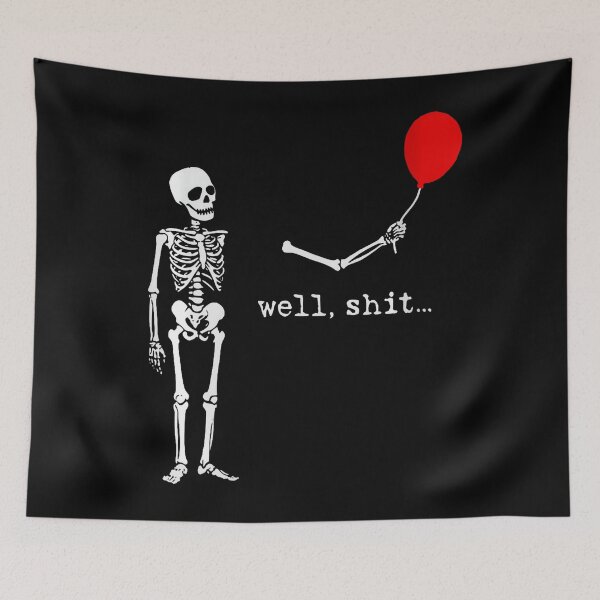 Item preview, Womens Skeleton Lost Balloon Funny Halloween Meme designed and sold by HayleePacoch.
