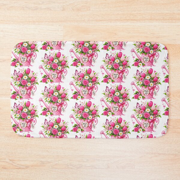 Item preview, Bloom With Love – Pink Flower Watering Can | Cute Floral Kawaii Design designed and sold by Ishratparween11.