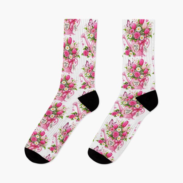 Item preview, Bloom With Love – Pink Flower Watering Can | Cute Floral Kawaii Design designed and sold by Ishratparween11.