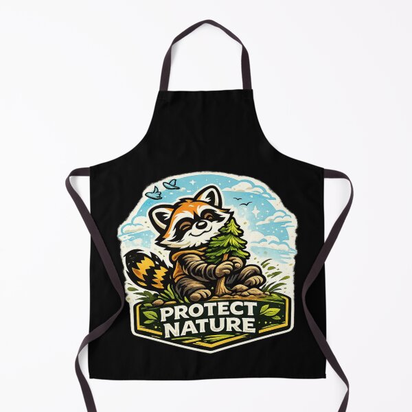 Item preview, Protect Nature Raccoon – Wildlife Guardian designed and sold by ArtisticHeart21.