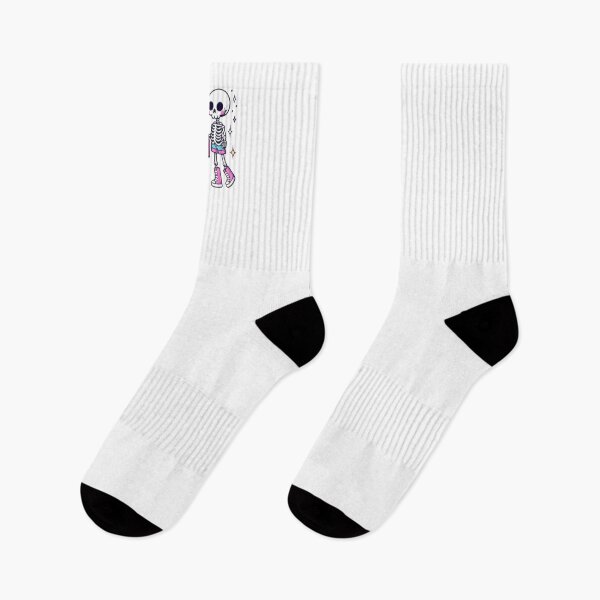 Item preview, Cute Skeleton Walking a Rainbow Skull Dog – Spooky Kawaii Halloween Design designed and sold by GrimNest.