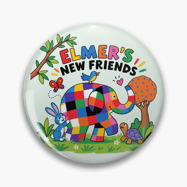 Item preview, Elmer’s New Friends Colorful Adventure designed and sold by HappyToons Shop.