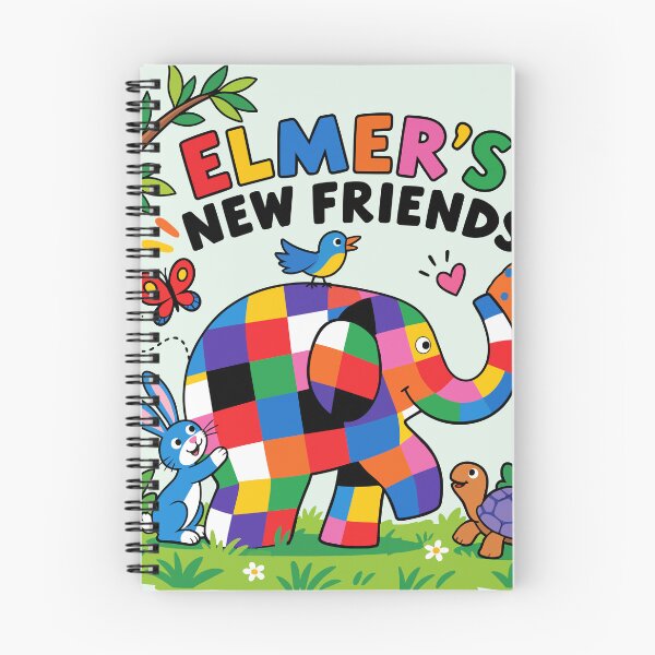 Item preview, Elmer’s New Friends Colorful Adventure designed and sold by HappyToons Shop.