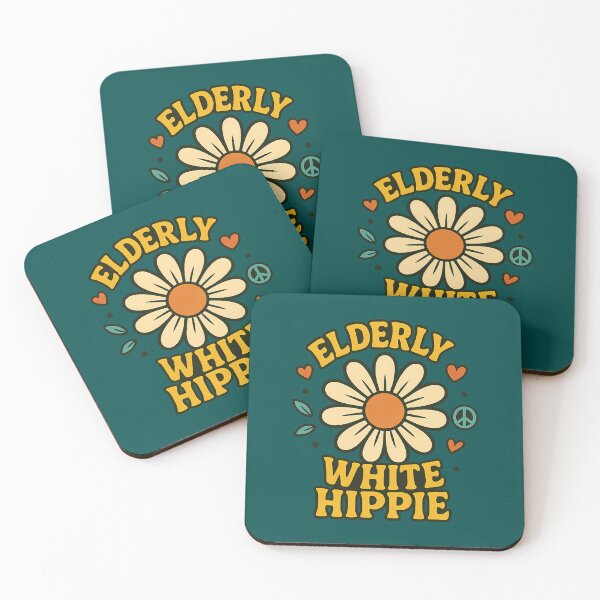 Item preview, Elderly White Hippie Trending Funny Saying Hippie Humor designed and sold by GwynJohnsonzx.