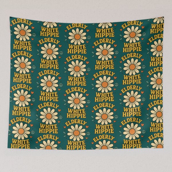 Item preview, Elderly White Hippie Trending Funny Saying Hippie Humor designed and sold by GwynJohnsonzx.