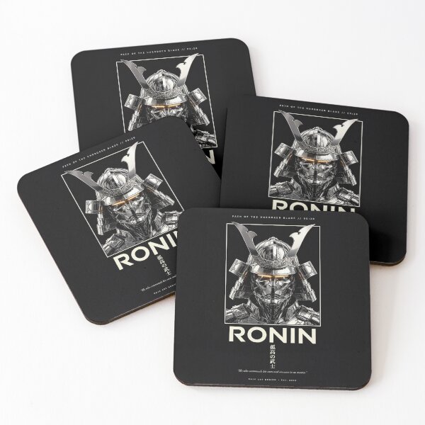 Item preview, Ronin Cyber Samurai Liquid Chrome Aesthetic Tee designed and sold by RajaArtDesign.