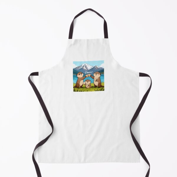 Item preview, Sea Otter Family Cheers designed and sold by Otterbean.