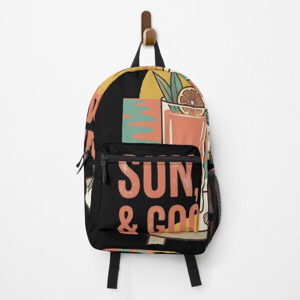 Item preview, Sun Sand and Good Days – Retro Cocktail Beach Design designed and sold by @SHINTOSARTSTORE.