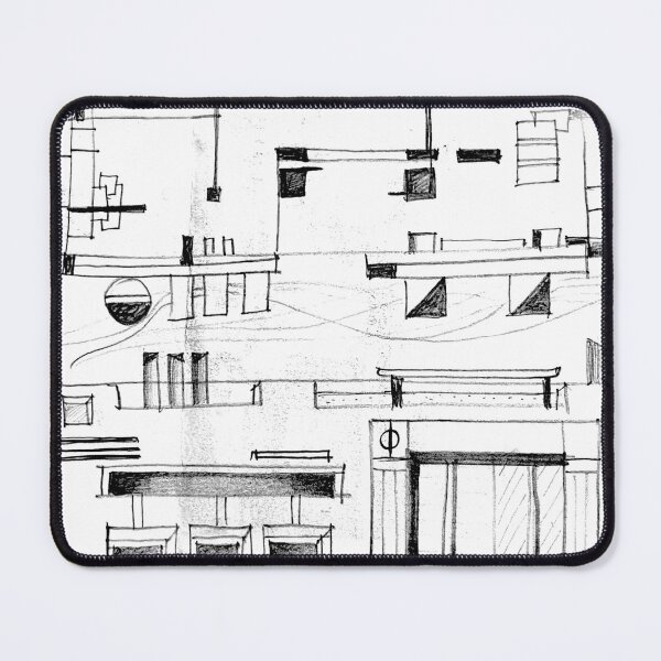 Item preview, house elevation+plan abstract designed and sold by Tereza Pilar  Art.