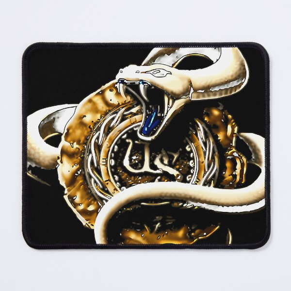 Item preview, Coiled White Snake Emblem   designed and sold by sunsolley.