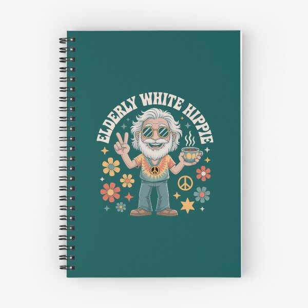 Item preview, Elderly White Hippie Retro Design  Peace And Love Vintage Style designed and sold by GwynJohnsonzx.