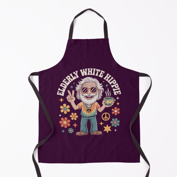 Item preview, Elderly White Hippie Retro Design  Peace And Love Vintage Style designed and sold by GwynJohnsonzx.