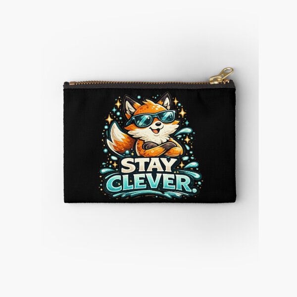 Item preview, Stay Clever Fox – Cool Smart Animal designed and sold by ArtisticHeart21.