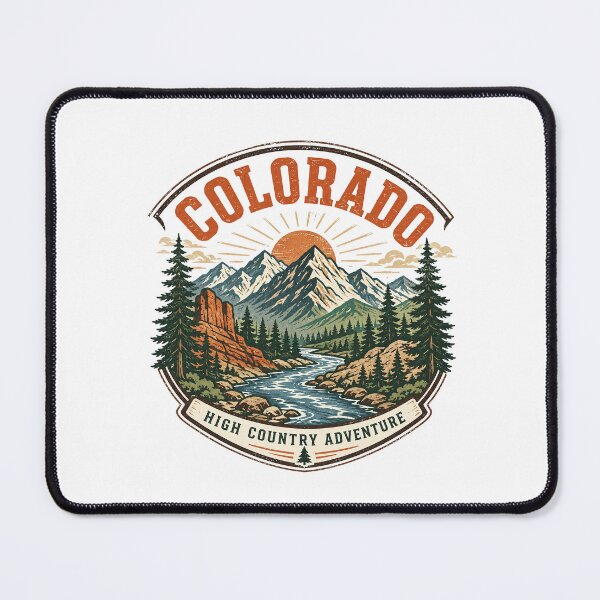 Item preview, Colorado High Country Adventure Mountain Vintage Travel designed and sold by graphic-genie.