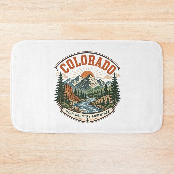 Item preview, Colorado High Country Adventure Mountain Vintage Travel designed and sold by graphic-genie.