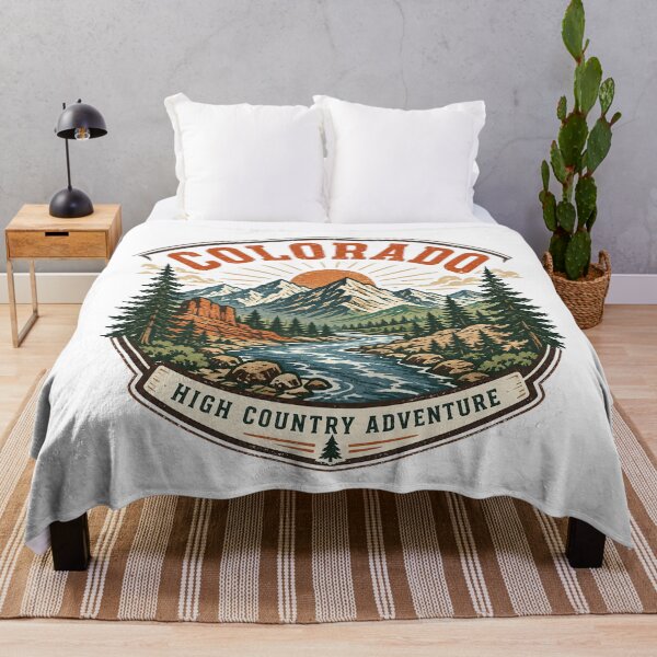 Item preview, Colorado High Country Adventure Mountain Vintage Travel designed and sold by graphic-genie.