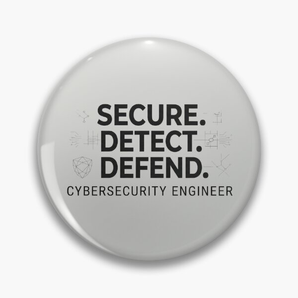 Item preview, Secure Detect Defend | Cybersecurity Engineer designed and sold by Amr Darwish Graphic designer.