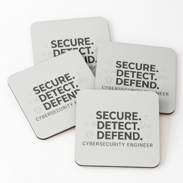 Item preview, Secure Detect Defend | Cybersecurity Engineer designed and sold by Amr Darwish Graphic designer.