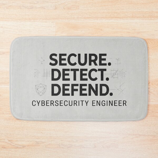 Item preview, Secure Detect Defend | Cybersecurity Engineer designed and sold by Amr Darwish Graphic designer.