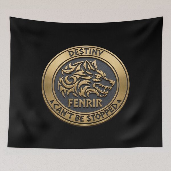 Item preview, Fenrir Emblem – Destiny Can’t Be Stopped designed and sold by Warrior’s Path.
