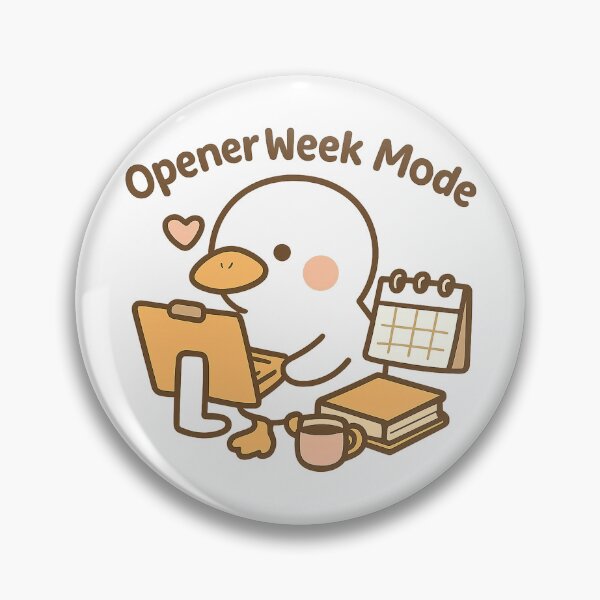 Item preview, Opener Week Mode Duck Checklist Shirt designed and sold by Ainbowz-Artwork.