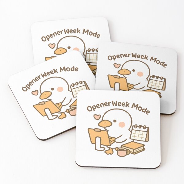 Item preview, Opener Week Mode Duck Checklist Shirt designed and sold by Ainbowz-Artwork.