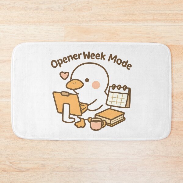 Item preview, Opener Week Mode Duck Checklist Shirt designed and sold by Ainbowz-Artwork.