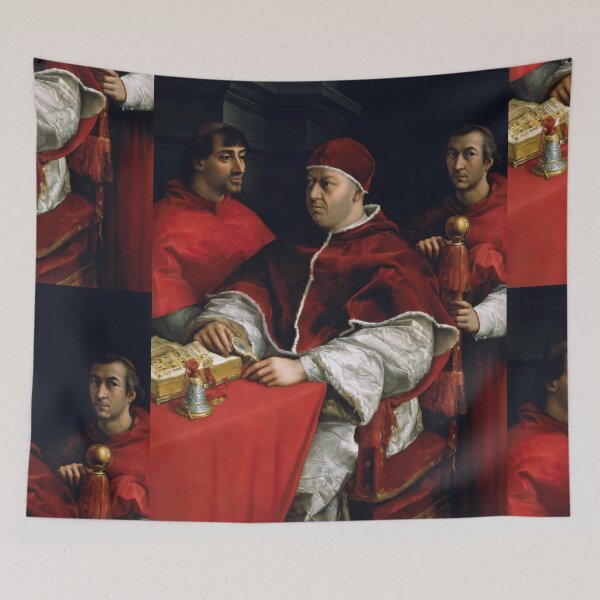 Item preview, Pope Leo X With Two Cardinals designed and sold by artofuniverse.