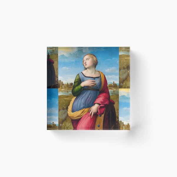 Item preview, Saint Catherine of Alexandria Gazing Skyward designed and sold by artofuniverse.