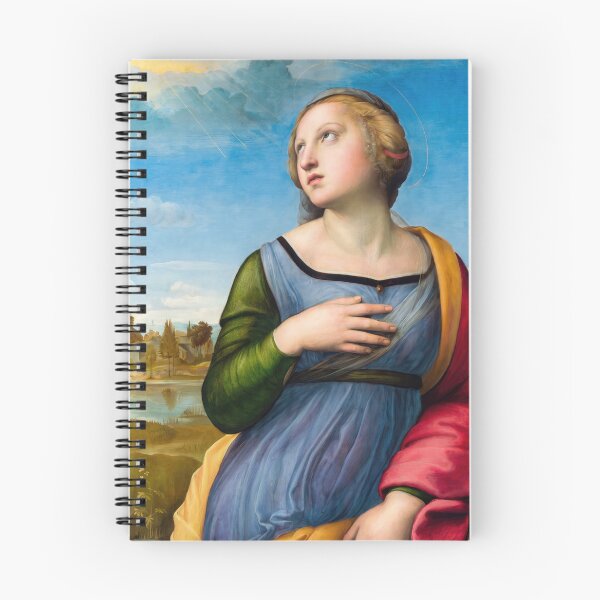 Item preview, Saint Catherine of Alexandria Gazing Skyward designed and sold by artofuniverse.