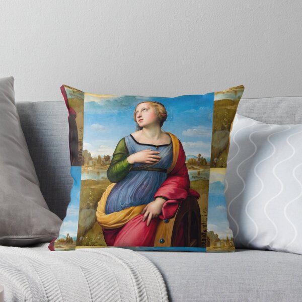 Item preview, Saint Catherine of Alexandria Gazing Skyward designed and sold by artofuniverse.