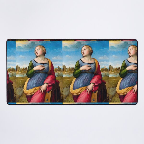 Item preview, Saint Catherine of Alexandria Gazing Skyward designed and sold by artofuniverse.