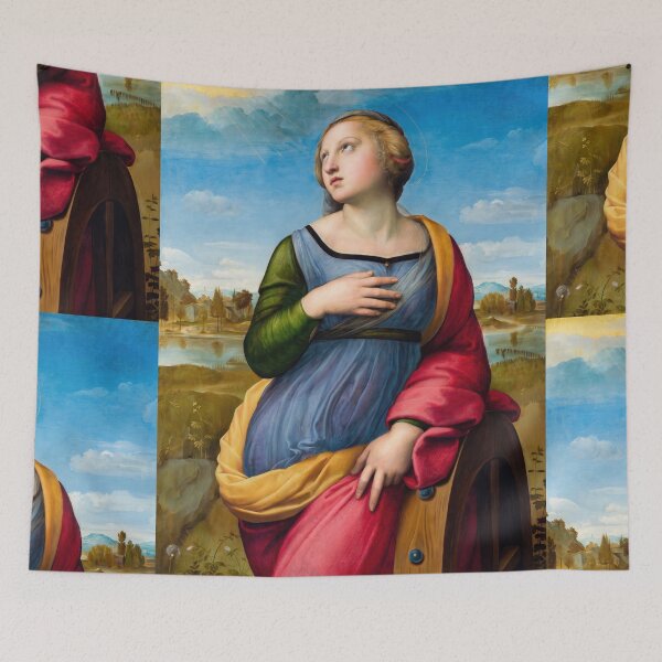 Item preview, Saint Catherine of Alexandria Gazing Skyward designed and sold by artofuniverse.