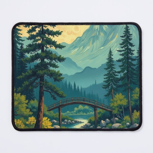 Item preview, Winding Creek Through the Forest designed and sold by Mary Spencer.