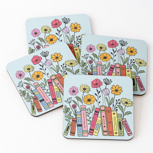 Item preview, Wildflower Books Stack designed and sold by BrownHorse90s.