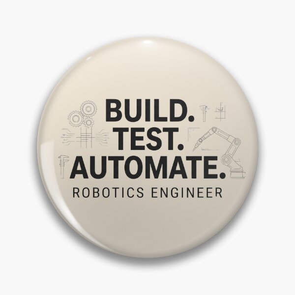 Item preview, Build Test Automate | Robotics Engineer designed and sold by Amr Darwish Graphic designer.