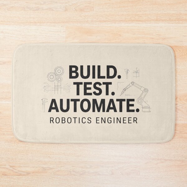 Item preview, Build Test Automate | Robotics Engineer designed and sold by Amr Darwish Graphic designer.