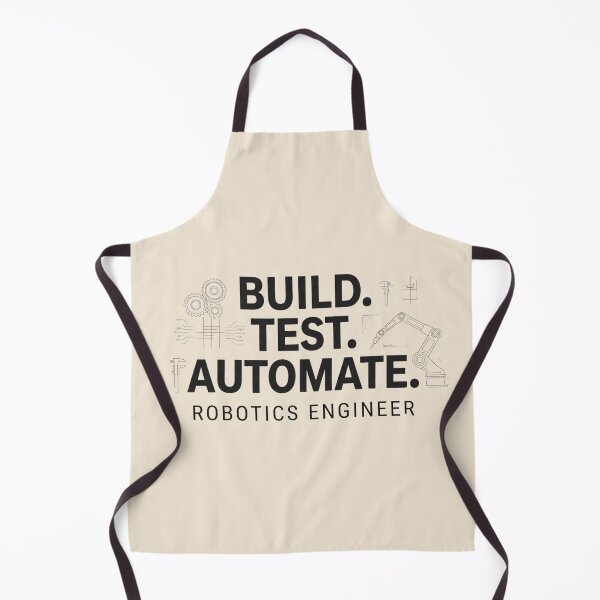 Item preview, Build Test Automate | Robotics Engineer designed and sold by Amr Darwish Graphic designer.