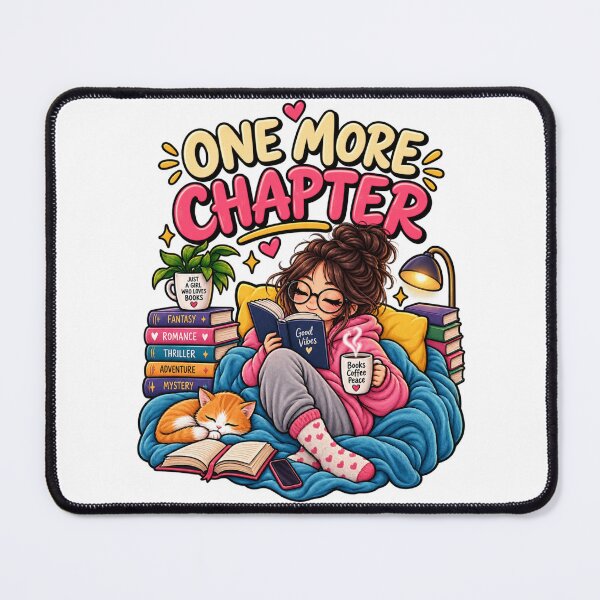 Item preview, One More Chapter Cozy Book Lover designed and sold by BrahimiGraphics.