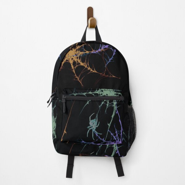 Item preview, Neon Spiderwebs & Spider - Colorful Gothic Grunge Design designed and sold by BrontesWhimsyStore.